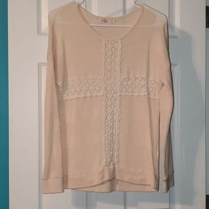 Long sleeve, light weight sweater